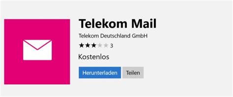 telekom app e mail